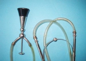 Prof. Felix Pincus'  Stethoscope in orig. case
