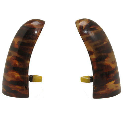 A SET OF FAUX TORTOISE SHELL AURICLES Shell-AuriclesFauxTortoise1 A SET OF FAUX TORTOISE SHELL AURICLES