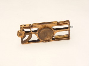 A BRASS PORTABLE MINING CLINOMETER CIRCA 1880 - DAVIS & SON LONDON & DERBY
