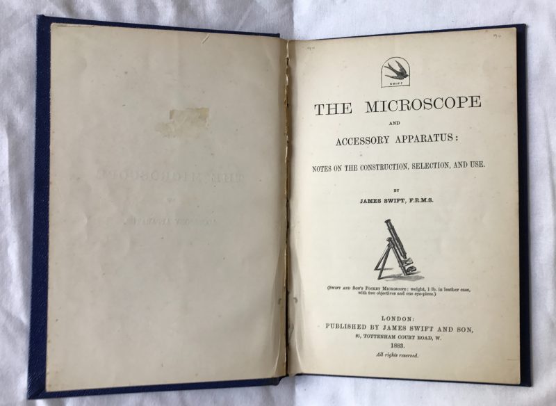 The Microscope and Accessory Apparatus by James Swift 1883 IMG_1854 The Microscope and Accessory Apparatus by James Swift 1883