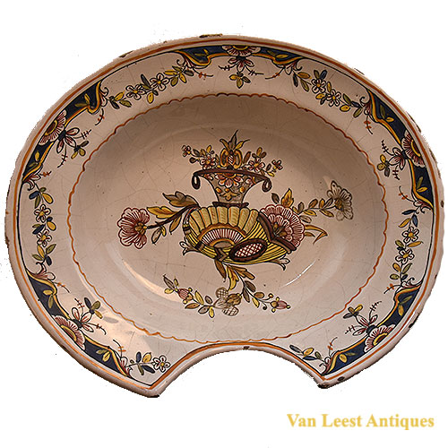 Ceramic Barber-Surgeon bowl, 19th C Barber Surgeon bowl- van Leest Antiques (1) Ceramic Barber-Surgeon bowl, 19th C