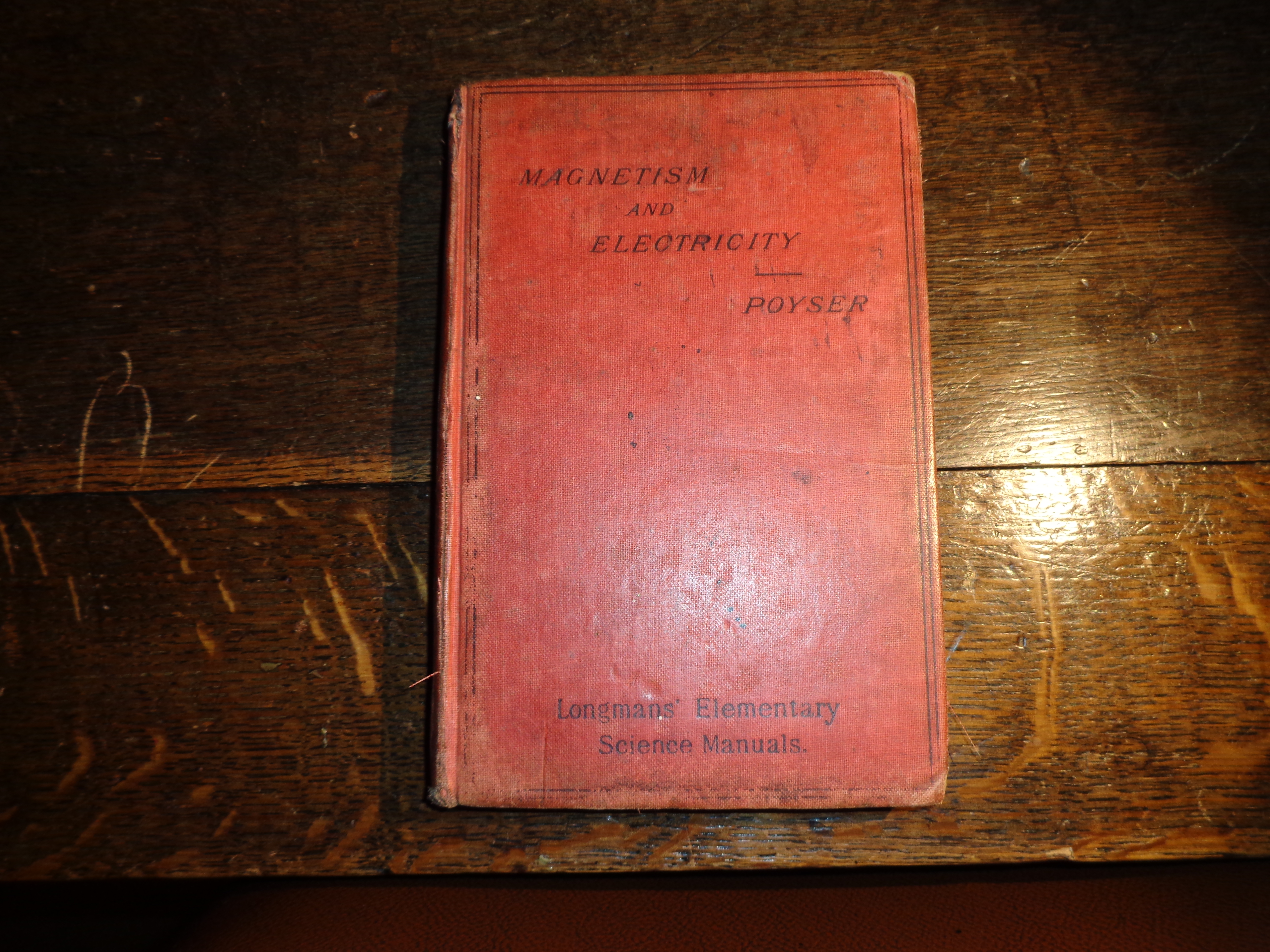 Book magnetitism and electricity Poyser DSC00070 Book magnetitism and electricity Poyser