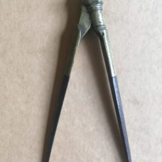 A Good Pair of Brass and Steel Eighteenth Century Dividers