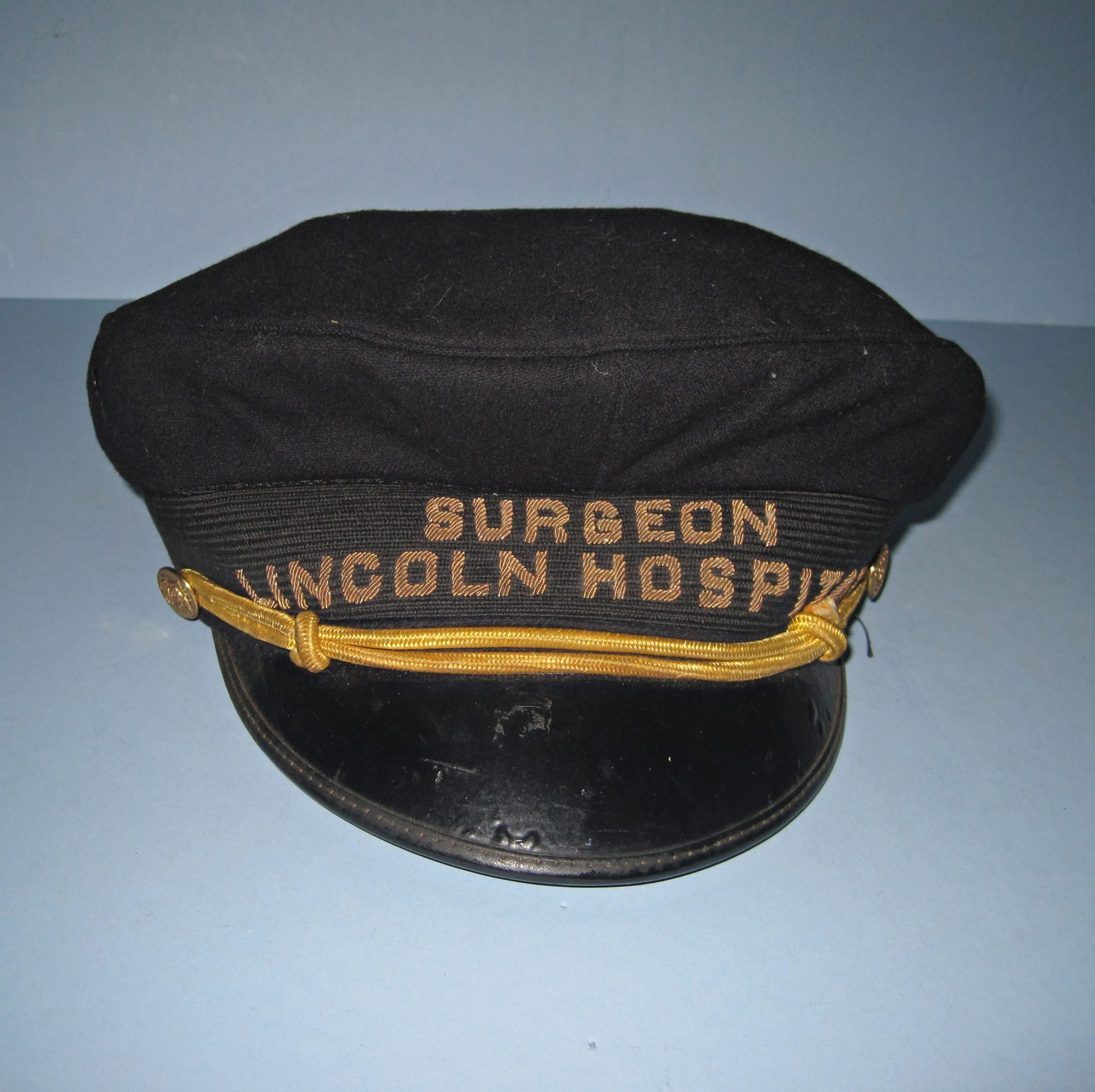 C1900 Lincoln Hospital Ambulance Surgeon’s Cap AmbulanceSurgeon1 C1900 Lincoln Hospital Ambulance Surgeon’s Cap