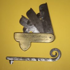 A Nineteenth century Fleam and an Eighteenth Century Blacksmith Made Veterinary Fleam