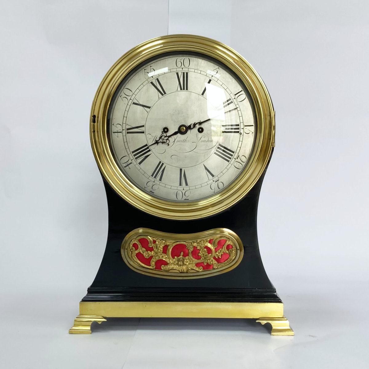 Georgian Twin Fusee Balloon Bracket Clock by William Smith London – Retailed by Percy Webster Eighteenth Century Balloon Bracket Clock by William Smith London 1 Georgian Twin Fusee Balloon Bracket Clock by William Smith London – Retailed by Percy Webster