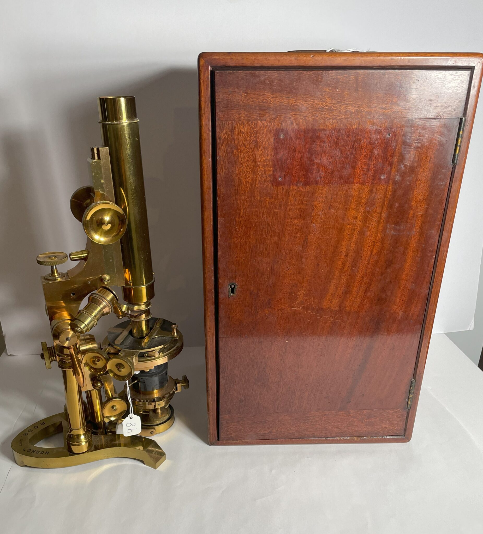 Large, signed cased Ross-Zentmayer Microscope with accessories IMG_8952 Large, signed cased Ross-Zentmayer Microscope with accessories