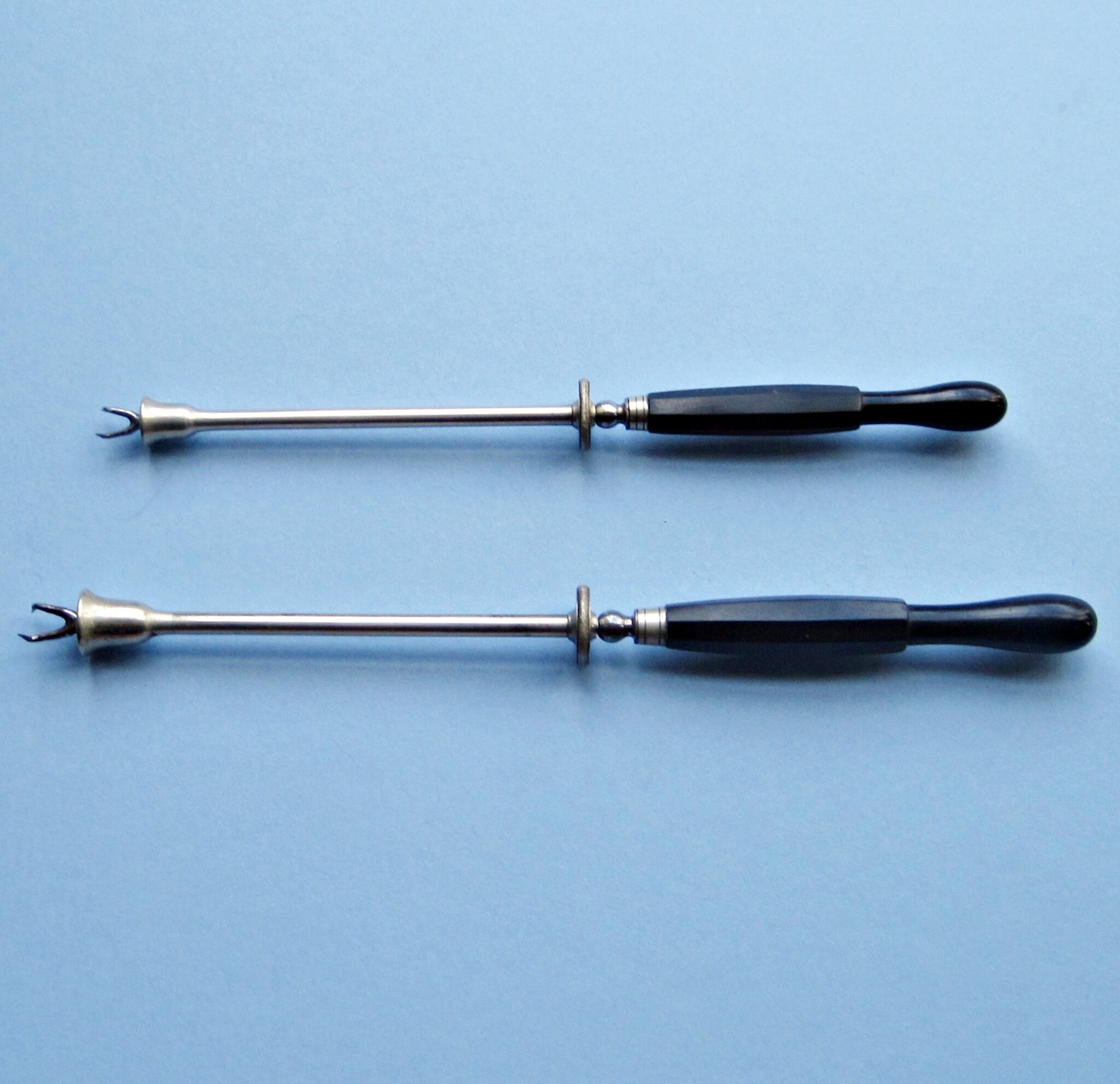 Two mid-19th C. Surgical Graspers for Tumors & Arteries IMG_4309 Two mid-19th C. Surgical Graspers for Tumors & Arteries