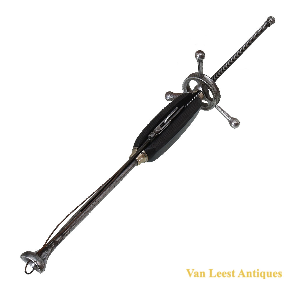 Sim’s guillotine fetal extraction instrument , c. 1801-1900 440929-zk Aubry Sim’s guillotine fetal extraction instrument – Van Leest Antiques Sim’s guillotine fetal extraction instrument , c. 1801-1900